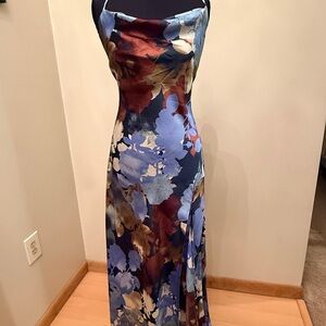 12th Tribe Multicolor Floral Maxi Dress